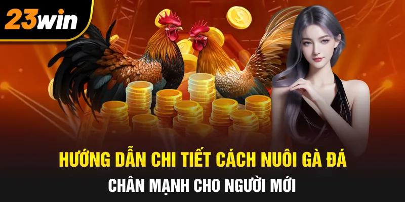 Hướng dẫn chi tiết cách nuôi gà đá chân mạnh cho người mới